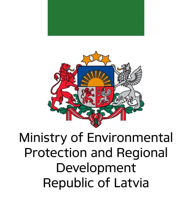 Logo of MoEPRD, Latvia